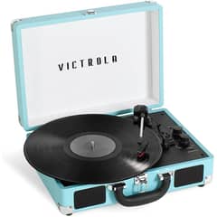 VICTROLA - Tocadiscos The Journey Turquesa con Bluetooth