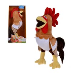 LA GRANJA DE ZENON - Peluche Musical 35 Cm. - Gallo Bartolito