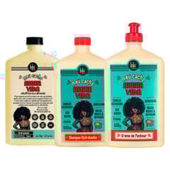 LOLA COSMETICS - Pack Meu Cacho Shampoo Acondicionador y Crema de Peinar