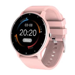 CASTLETEC - Reloj Inteligente Bluetooth Smartwatch Zl02 Touch - Rosado