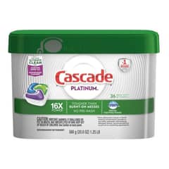 CASCADE - Lavavajillas Platinum Actions Packs Fresh 36 Un