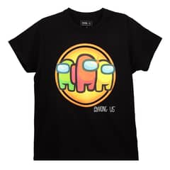AMONG US - Polera Hombre Negro