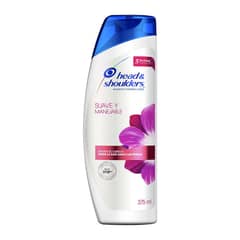 HEAD AND SHOULDERS - Head Shoulders Shampoo Anticaspa Suave y Manejable 375mL