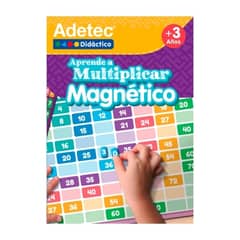 ADETEC - Tablas Multiplicar Láminas Magnéticas Juega Y Aprende