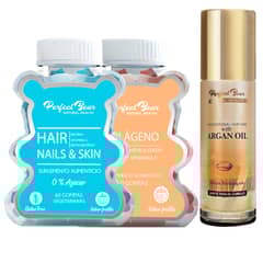 Perfect Bear - Biotina + Colageno +Aceite de Argan ,Pack