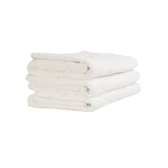 ABUTEX - Set 3 Toallas Blancas De Cuerpo