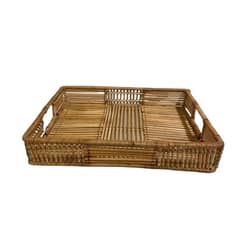ML DESIGN - Bandeja Rattan P Mediana