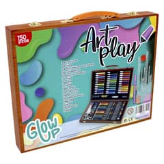 GLOWUP - Maleta De Lápices Y Arte Madera 150 Piezas