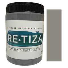 RETIZA - GRIS OSCURO-GRAFITO 1 kilo. Pintura Tizada/Vintage base agua mate
