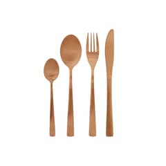 URBAN PRODUCTS - SET DE CUBIERTOS 16 PCS ACERO INOXIDABLE COLOR COBRE