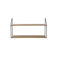 URBAN PRODUCTS - REPISA 2 NIVELES 60X15X33CM METAL BASE MADERA