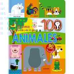 EDITORIAL CONTRAPUNTO - Libro Mi Primer Libro Con Solapas - 100 Animales