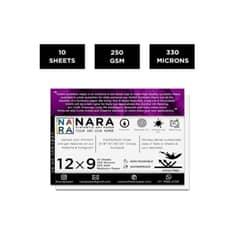 NARA - Papel paraTintas al Alcohol BLANCO/ 23X30 cm 10 hojas