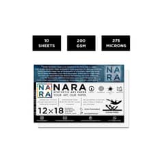 NARA - Papel para Tintas Alcohol BLANCO/NARA 31 X 46 cm. 10 hojas
