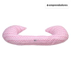 CANGUAMOR - Cojín Descanso Maternal Zigzag Rosado