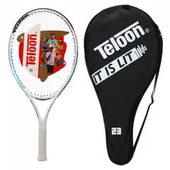 TELOON - Raqueta Tenis Niños (6-7 años) 23 Pulg Color Blanca