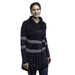 ONNORA - Chaleco Cuello Camisero Diseño Jacquard