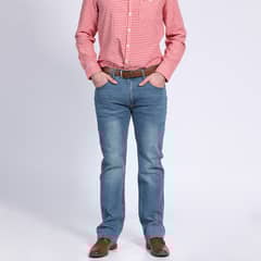POTROS - Jeans Linea Spandex Regulart Fit Denim
