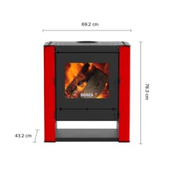 BOSCA - Calefactor A Leña Gold 500 Burdeo Cert.