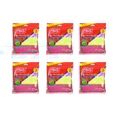FIBRO - 6 PAQUETES DE PACK 3 PAÑOS MICROFIBRA 34X36 CM