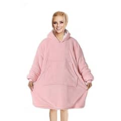 CRUSEC - Manta Unisex Tipo Polerón Con Capucha Estilo Sherpa