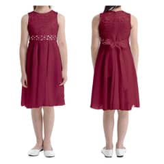 BAZAR AMANDA - Vestido Tiare Rojo BatMitzvah Fiesta Niña