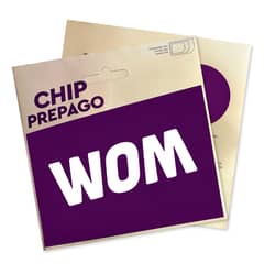 WOM - Chip Prepago Incluye $2000 de Recarga Inicial - Lifemax
