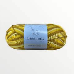 GENERICO - Hilo Algodon Estampado Orquidea 100 grs - Mostaza 652