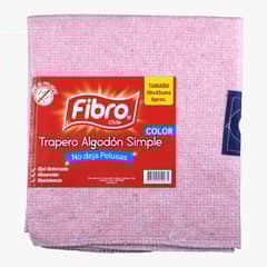 FIBRO - 50 UNIDADES TRAPERO ALGODON COLOR