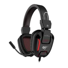 HAVIT - Audifonos Gamer Gamenote H2168D Led Rojo 2x 3.5mm USB