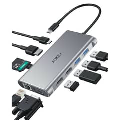 AUKEY - HUB 10 en 1 USB-C Gris - CB-C89 - Gris