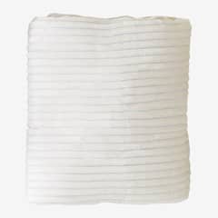 CRUSEC - Manta Gruesa Frazada Polar Suave Ropa Cama 150 X 200 Blanco