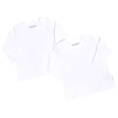 INFANTI - Bipack Camiseta Blanca Unisex Talla 9-12 Meses