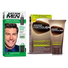 JFM - Shampoo matiza canas + tinte 5 minutos Just For Men CVL