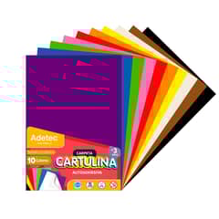 ADETEC - Cartulina Autoadhesiva A4 X 10 Hojas - 910