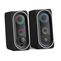 HP - Parlante USB de 6W Estéreo con Iluminación Rgb DHE-6001 - Negro