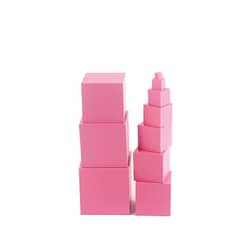 SEIGARD - Cubos montessori color rosado MS20010 Color Rosado