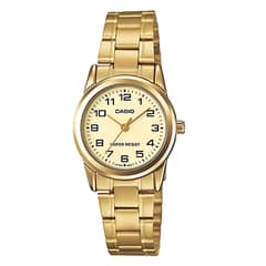 CASIO - Reloj de Mujer Gold Ltp-V001G-9Budf