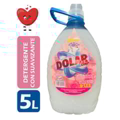 DOLARCORP - Detergente con suavizante Dolar ropa blanca 5 litros