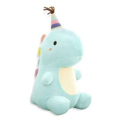 PANGUI TOYS - Peluche Dinosaurio de Felpa 23 cm Celeste