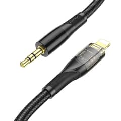 HOCO - Cable Aux Adaptador Lightning a Jack 3,5 mm Para iPhone 1m UPA25