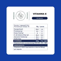 KARUNLIFE - Vitamina E 90 Cápsulas Softgel 400ui