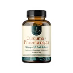 KARUNLIFE - Curcuma + Pimienta Premium 90 Tabletas Karun Life