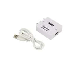 ESHOPANGIE - Adaptador Conversor Av Rca Analogo A Hdmi Digital