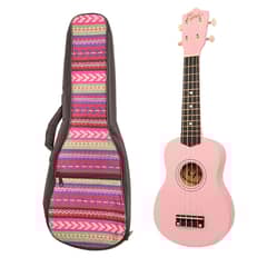 EPIC - Ukelele 21 Pulgadas Rosado Con Funda.