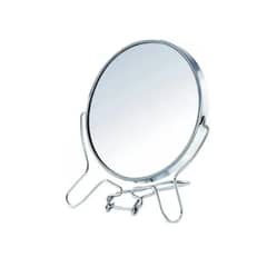 ESHOPANGIE - Espejo Redondo Doble Cara Aumento Normal Base Metálica 4pulgadas