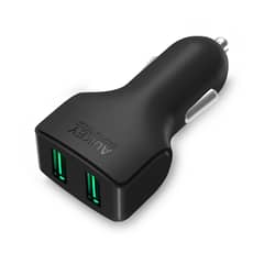 AUKEY - Cargador de vehículo 2 puertos USB Aipower Negro - CC-S3 - Negro