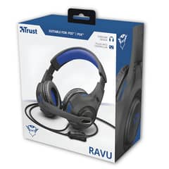 TRUST - Audifonos para Play Station y PC Gxt 307 Ravu Blue - Negro