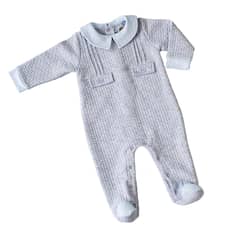 BB MIO - ENTERITO LEON MANGA LARGA COLOR GRIS PARA NIÑO