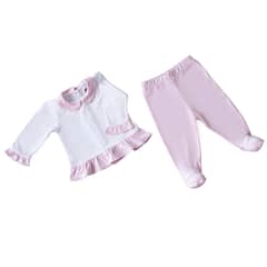 BB MIO - CONJUNTO ANITA POLERON CON DETALLES DE BRODERI MAS PANTALON CON PIES